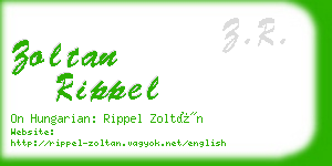 zoltan rippel business card